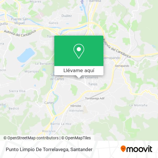 Mapa Punto Limpio De Torrelavega