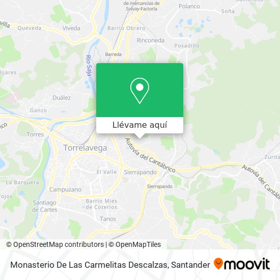 Mapa Monasterio De Las Carmelitas Descalzas