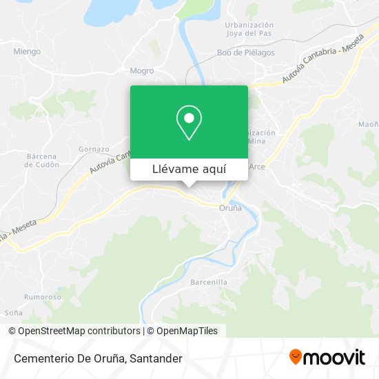 Mapa Cementerio De Oruña