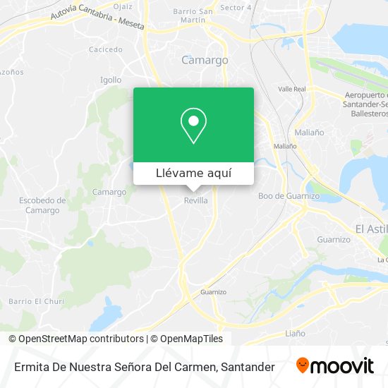 Mapa Ermita De Nuestra Señora Del Carmen