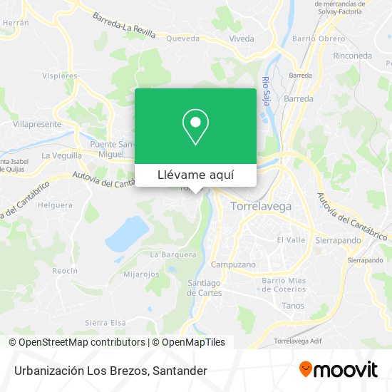 Mapa Urbanización Los Brezos