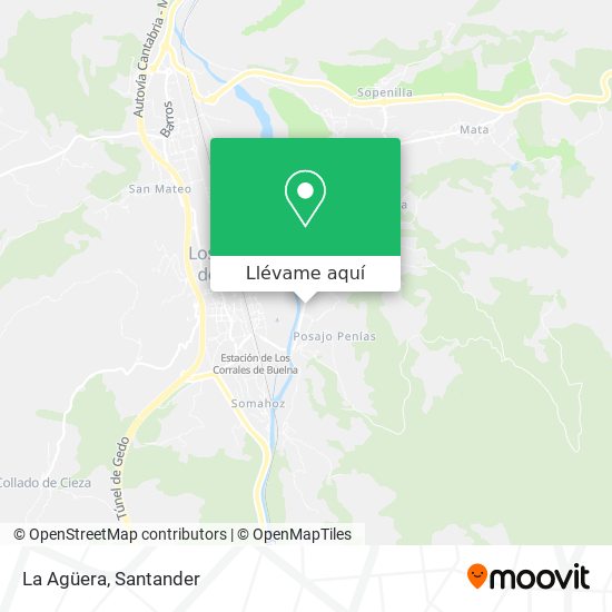 Mapa La Agüera
