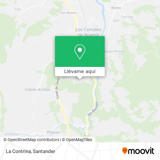 Mapa La Contrina