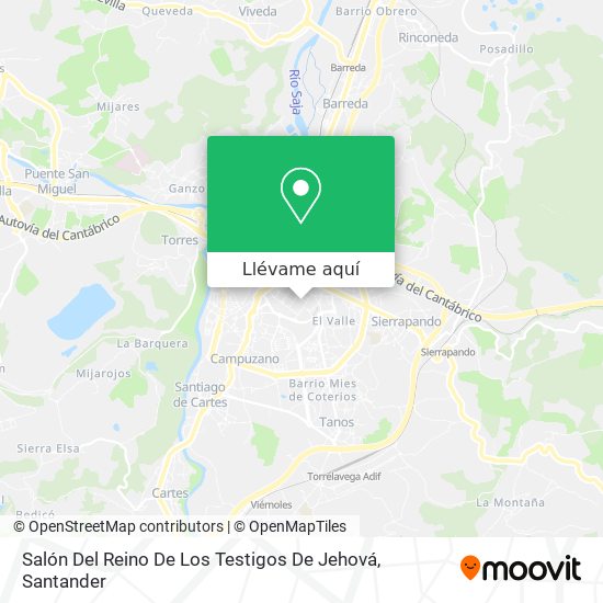 Mapa Salón Del Reino De Los Testigos De Jehová