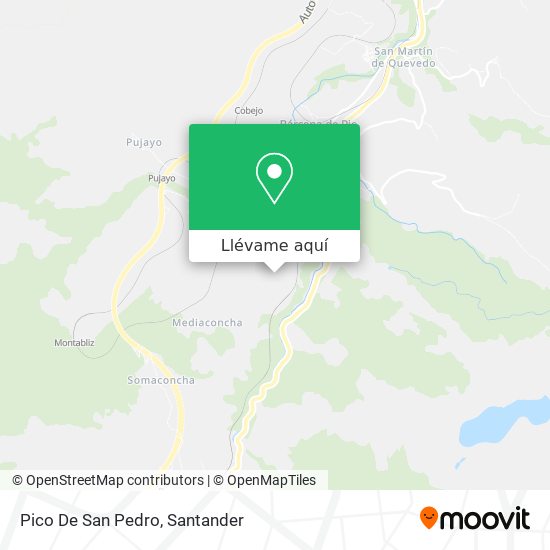 Mapa Pico De San Pedro