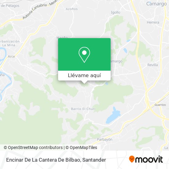 Mapa Encinar De La Cantera De Bilbao