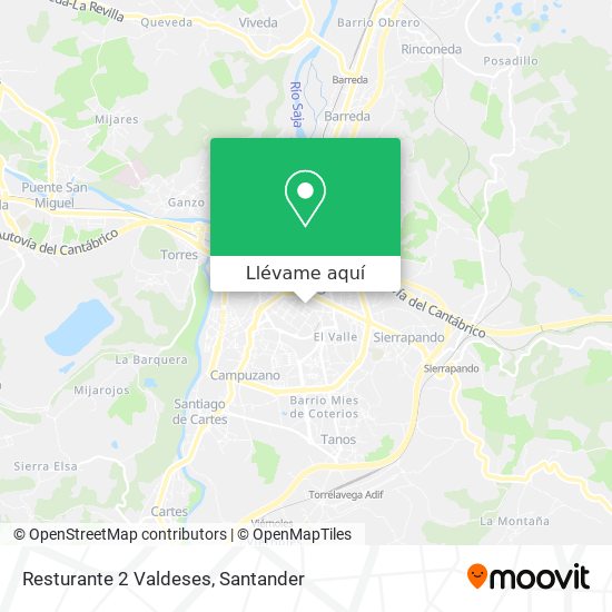 Mapa Resturante 2 Valdeses