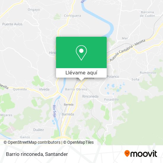 Mapa Barrio rinconeda