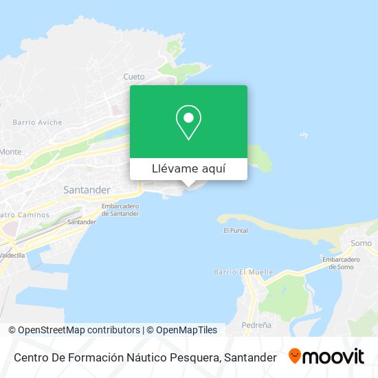 Mapa Centro De Formación Náutico Pesquera