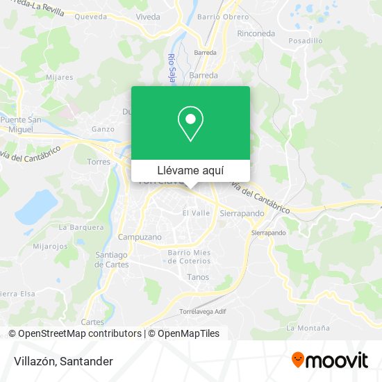 Mapa Villazón