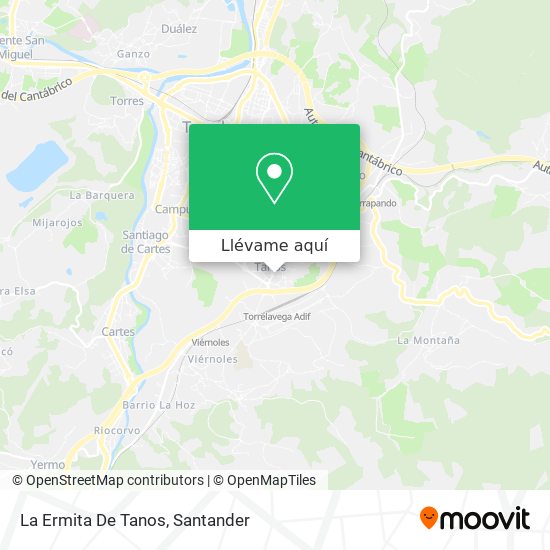 Mapa La Ermita De Tanos