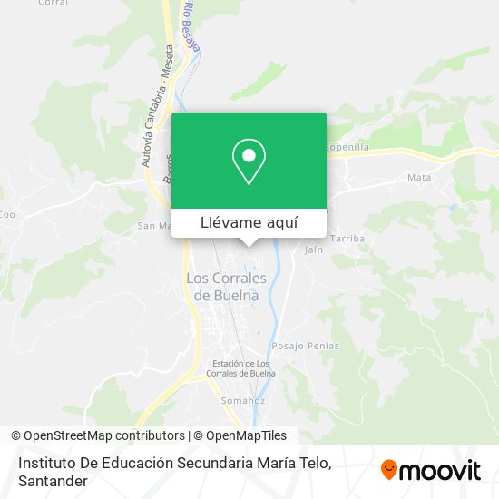Mapa Instituto De Educación Secundaria María Telo