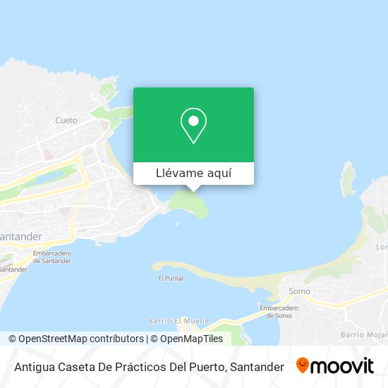 Mapa Antigua Caseta De Prácticos Del Puerto