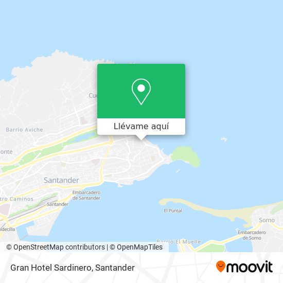 Mapa Gran Hotel Sardinero