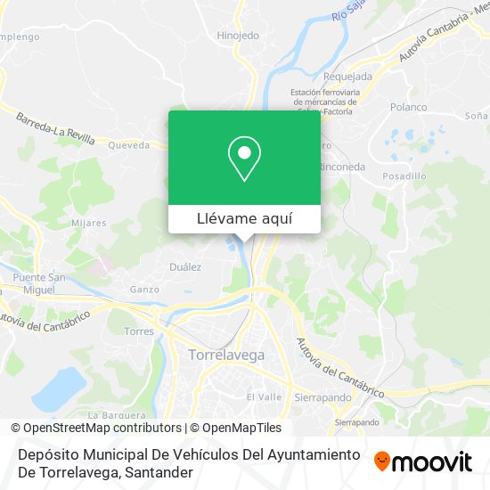 Mapa Depósito Municipal De Vehículos Del Ayuntamiento De Torrelavega