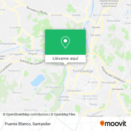 Mapa Puente Blanco