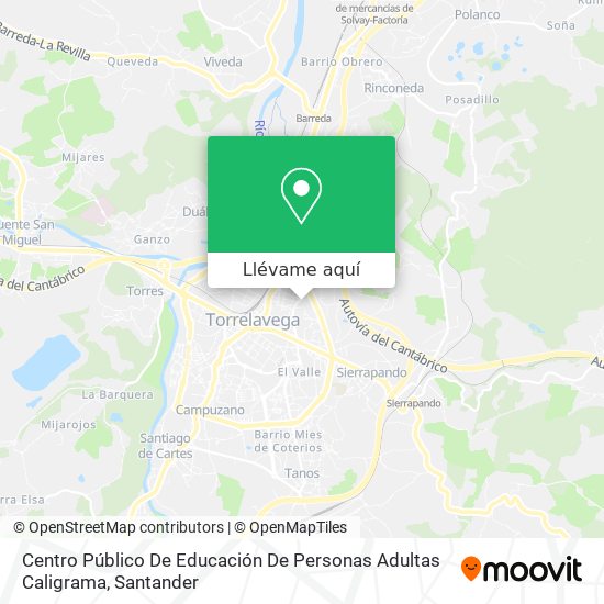 Mapa Centro Público De Educación De Personas Adultas Caligrama