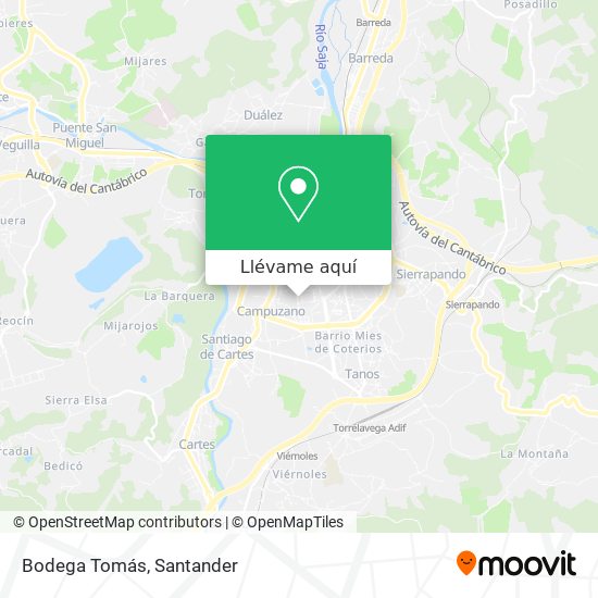Mapa Bodega Tomás