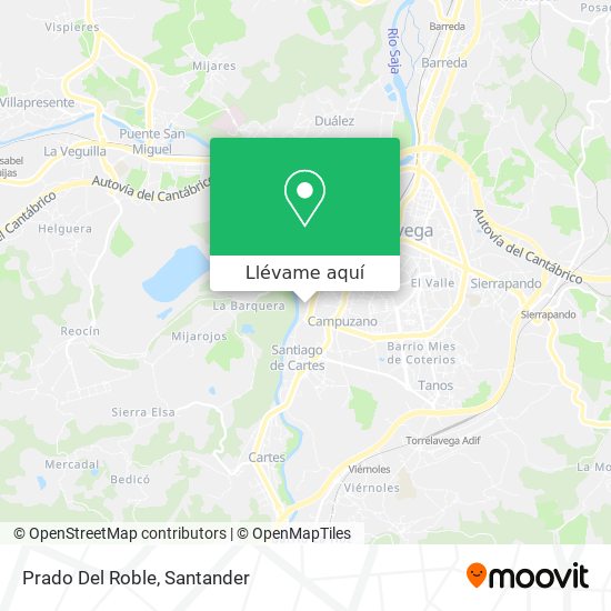 Mapa Prado Del Roble