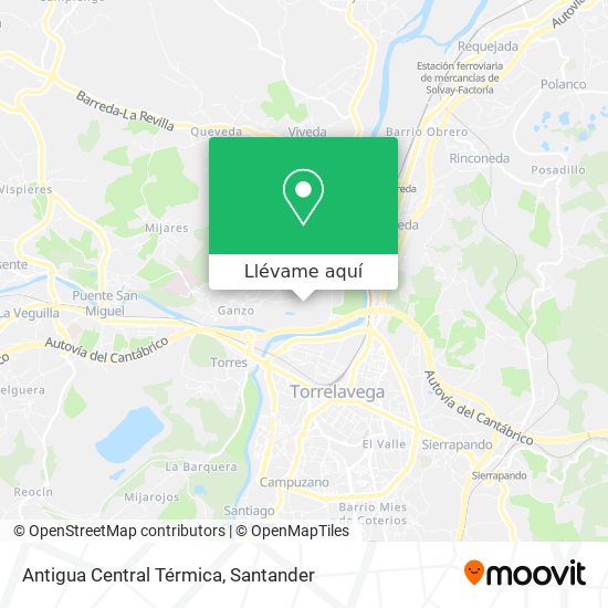 Mapa Antigua Central Térmica