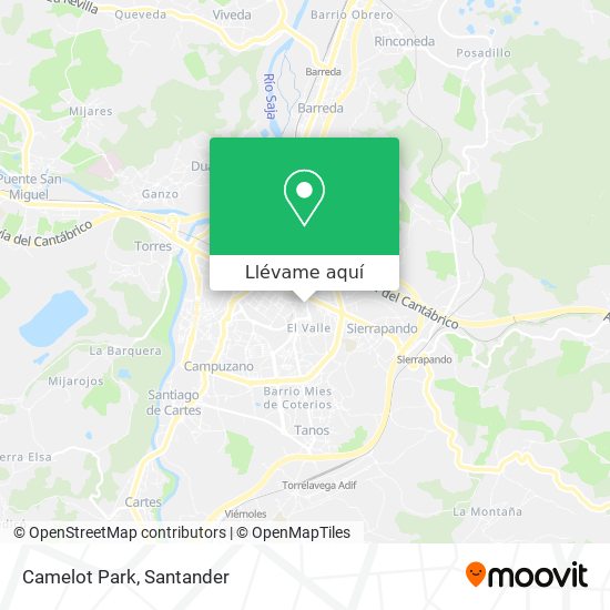 Mapa Camelot Park