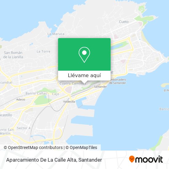 Mapa Aparcamiento De La Calle Alta