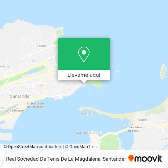 Mapa Real Sociedad De Tenis De La Magdalena