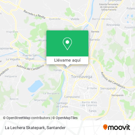 Mapa La Lechera Skatepark