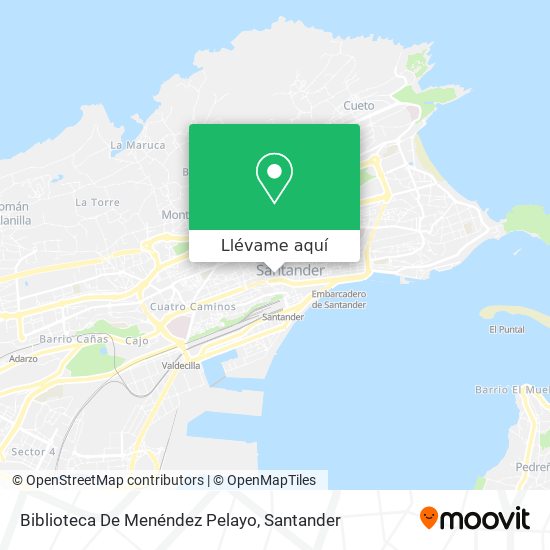 Mapa Biblioteca De Menéndez Pelayo