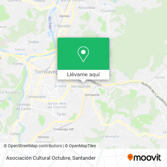 Mapa Asociación Cultural Octubre