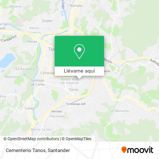 Mapa Cementerio Tanos