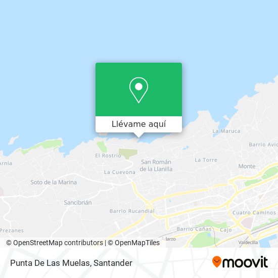 Mapa Punta De Las Muelas