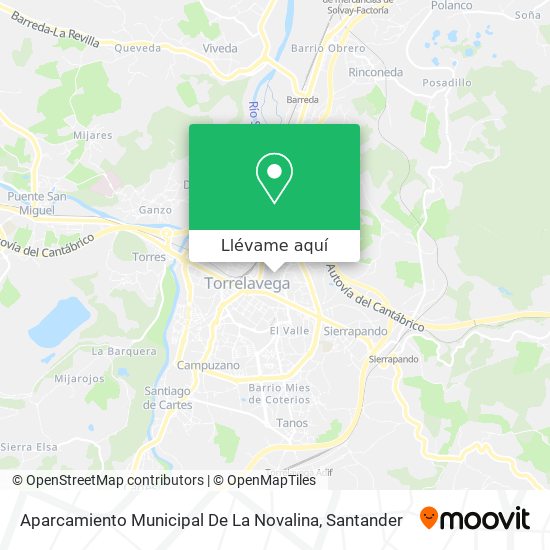 Mapa Aparcamiento Municipal De La Novalina