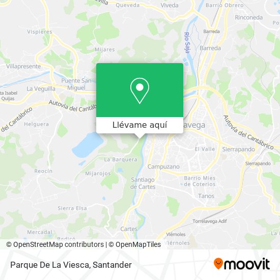 Mapa Parque De La Viesca