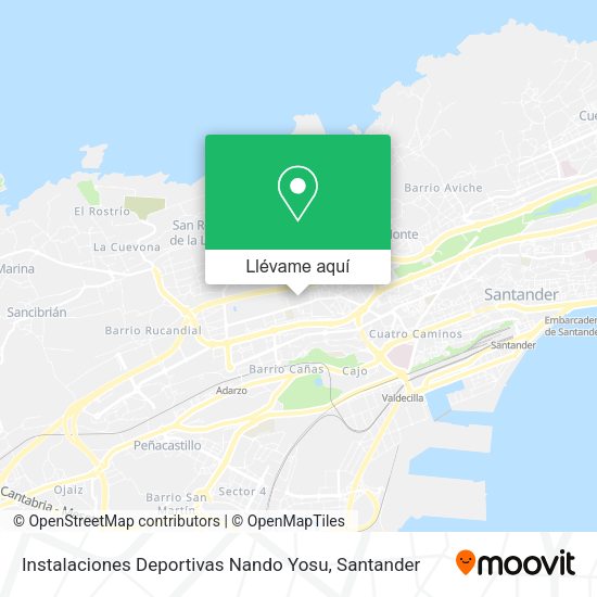 Mapa Instalaciones Deportivas Nando Yosu