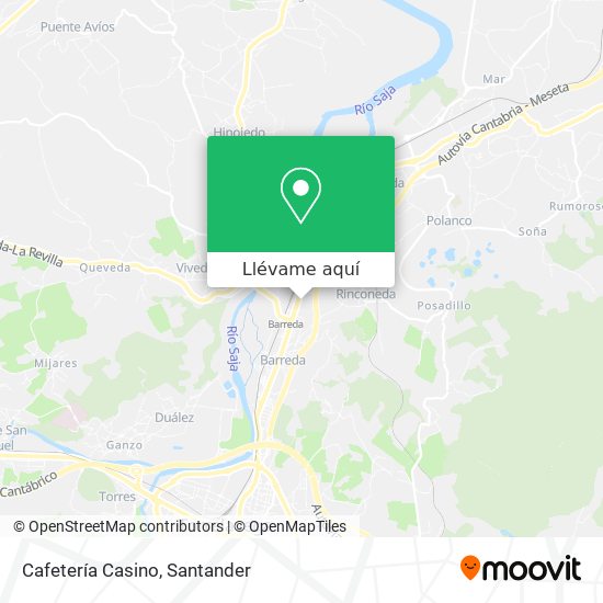 Mapa Cafetería Casino