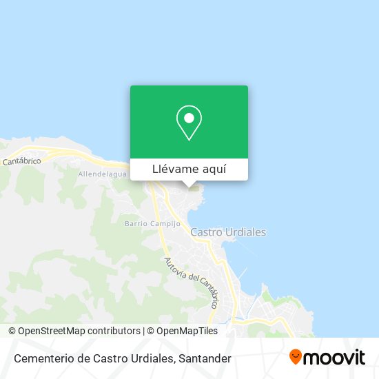 Mapa Cementerio de Castro Urdiales