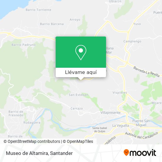 Mapa Museo de Altamira