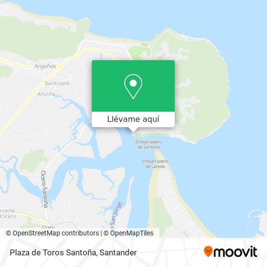 Mapa Plaza de Toros Santoña