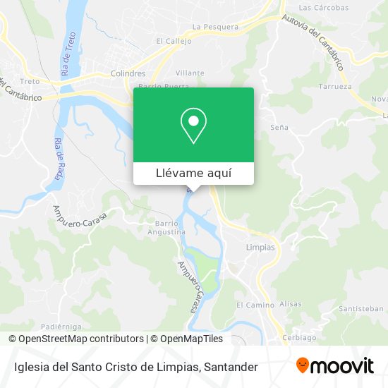 Mapa Iglesia del Santo Cristo de Limpias