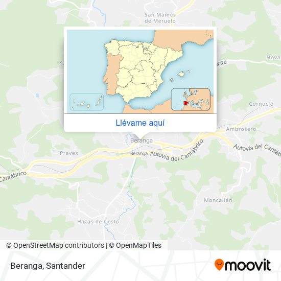 Mapa Beranga