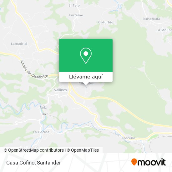 Mapa Casa Cofiño
