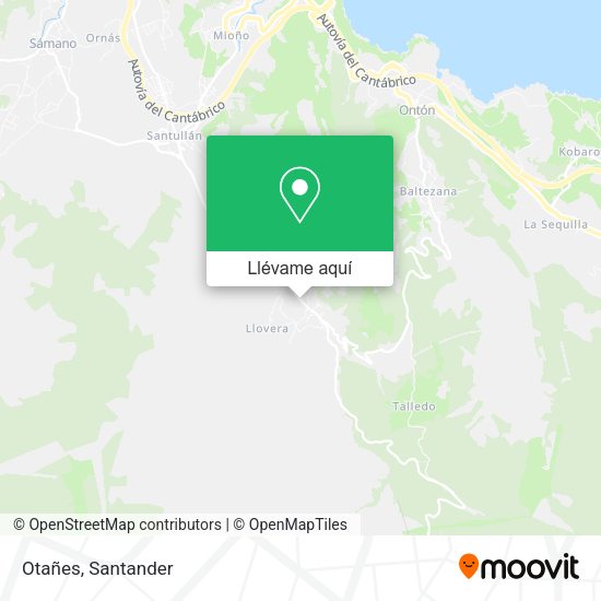 Mapa Otañes