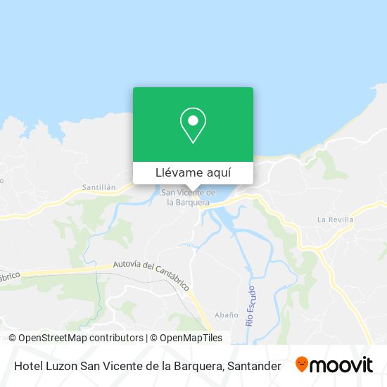 Mapa Hotel Luzon San Vicente de la Barquera