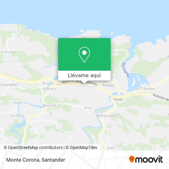 Mapa Monte Corona