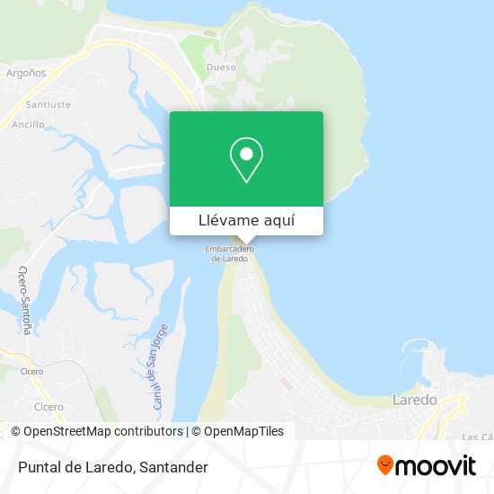 Mapa Puntal de Laredo