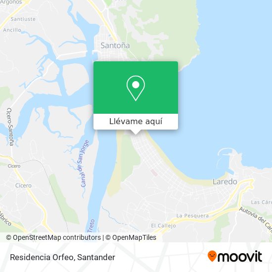 Mapa Residencia Orfeo