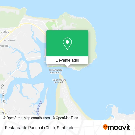 Mapa Restaurante Pascual (Chili)