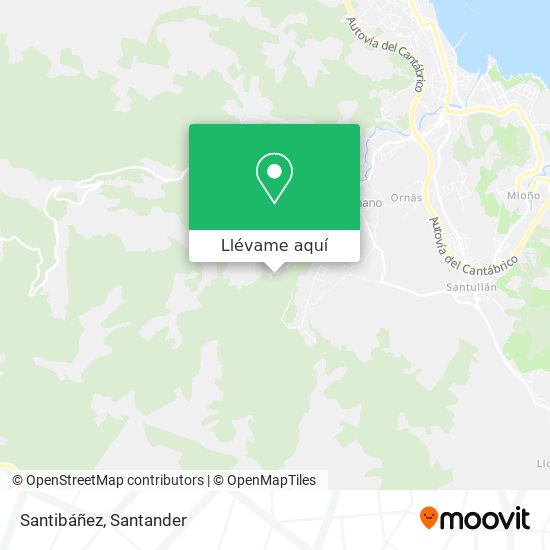 Mapa Santibáñez