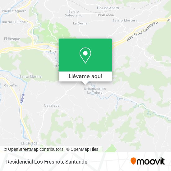 Mapa Residencial Los Fresnos
